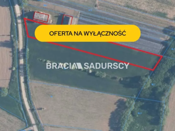 Popędzyna działka z możliwośćią uzyskania wz
