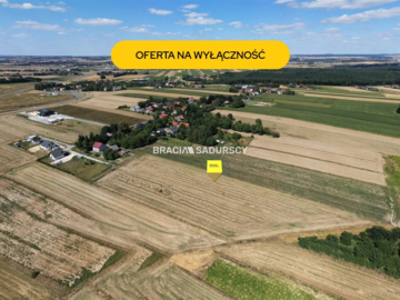 Duża działka inwestycyjna pod Krakowem - 1,5 km od S7 (węzeł Widoma) | Potencjał przekształcenia | Opcja zakupu 8 414 m² gruntu