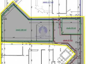 Bielany: lokal biurowy 127m2 do wynajęcia