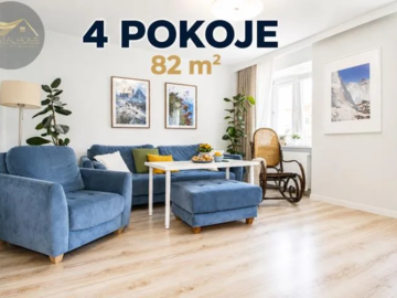 4 pokoje, 82m2 blisko Osiedla Młodych, 3 poziomy