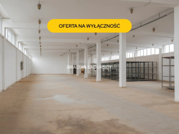 Hala mag. - prod. pow. 860 m2 w centrum Proszowic!