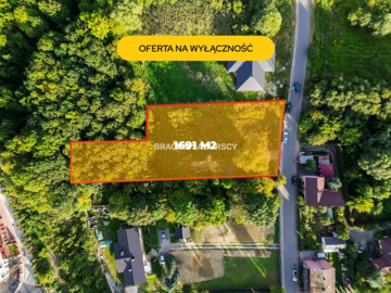 Działka budowlana | 1691 m² | MPZP | Słomniki