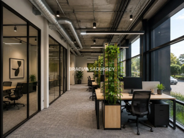 Wykończony lokal biurowy 154 m² do wynajęcia