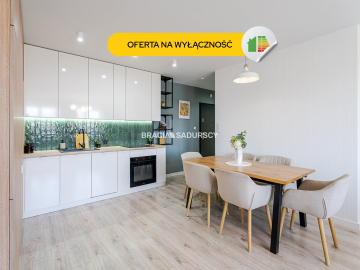 Bardzo słoneczne/3-pok.mieszkanie/2020r/garaż/62m2
