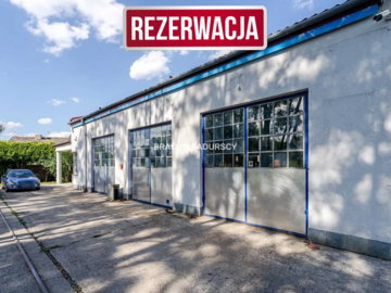 Warsztat samochodowy przy ulicy Wielickiej