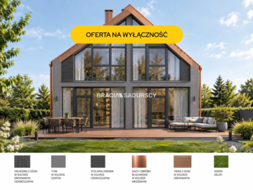 Swoszowice działka budowlana z projektem 8 ar