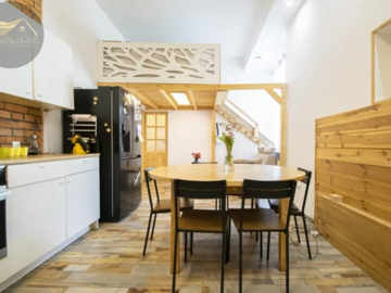 71m2 parter, 3 pokoje z antresolami