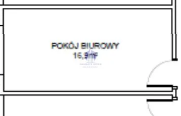 Mokotów: lokal biurowy 19,77 m2 do wynajęcia