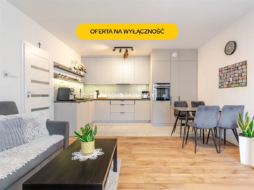 2 pokoje|46,15 m²|ogródek|garaż podziemny|2023r