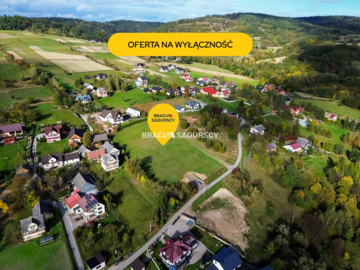 5 widokowych działek Trzebunia/Pcim 