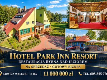 Hotel Park Inn Resort & Fish Restaurant nad jeziorem