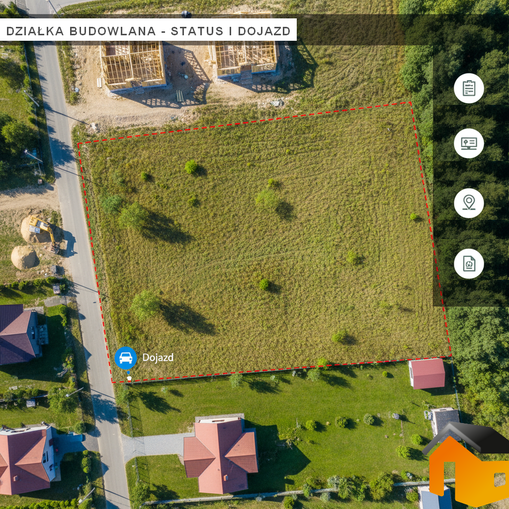 Działka budowlana – jak sprawdzić jej status i dojazd przed zakupem?