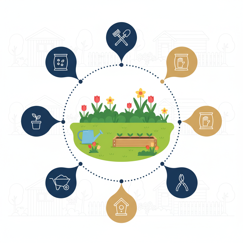 Aranżacja ogrodu na wiosnę, co warto kupić?